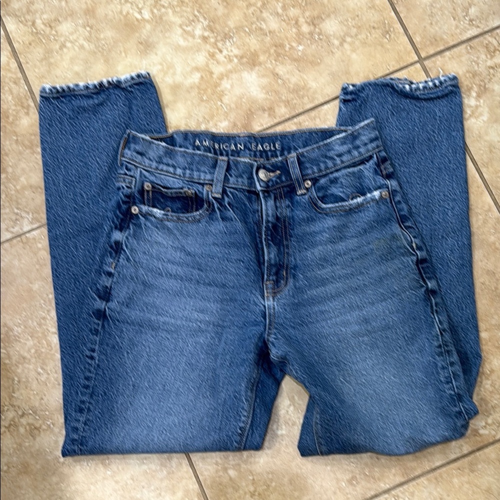 American Eagle Outfitters Blue Straight Leg Jeans